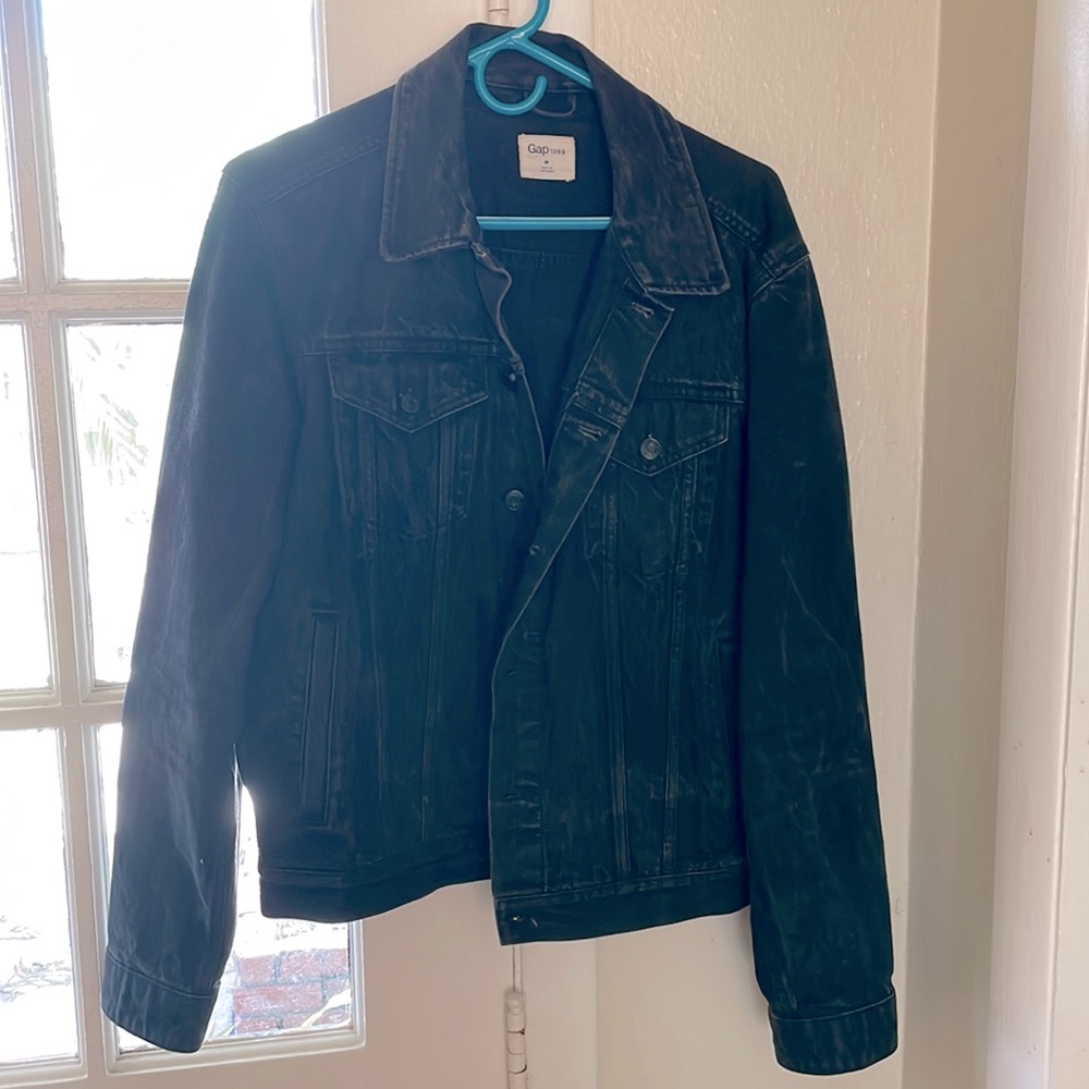 Black Jean Jacket - Mens Medium
